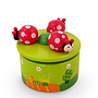 Houten speeldoos 3 Lieveheersbeestjes