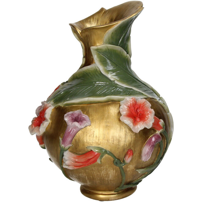 Vaas 3D Lelies Goud, H35cm