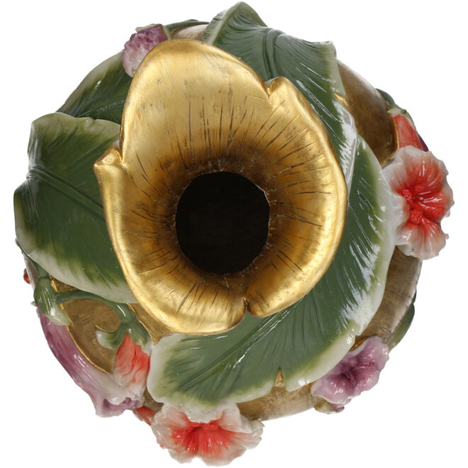 Vaas 3D Lelies Goud, H35cm