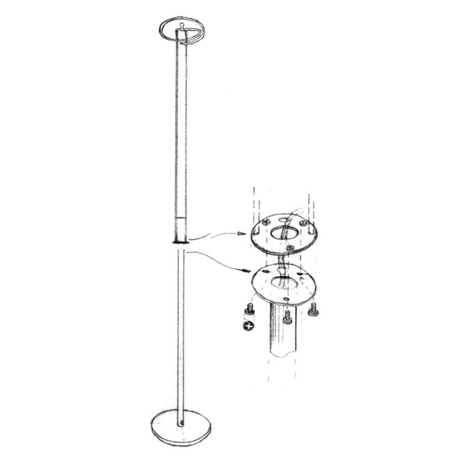 Vloerlamp Gen-FL - Design Alexandra Tsoukala, H215cm