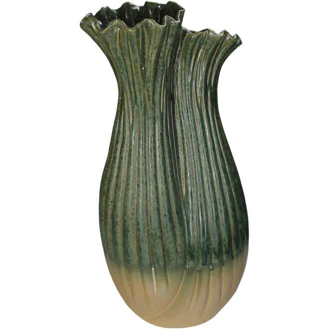 Decoratieve Vaas Prei Groen, H53cm
