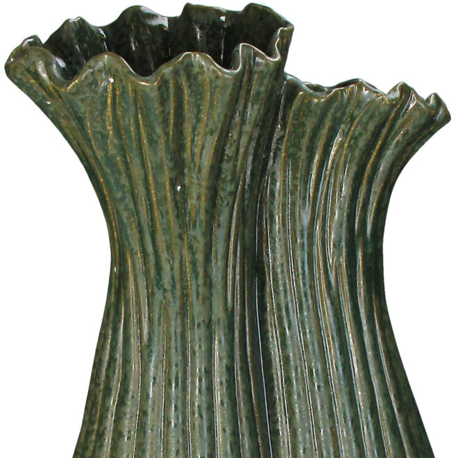 Decoratieve Vaas Prei Groen, H53cm