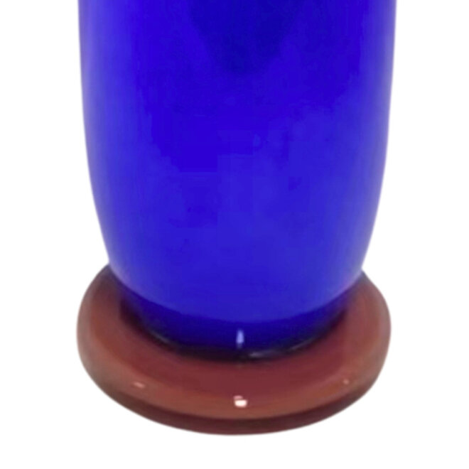 Decoratieve Glazen Vaas Blauw, H33cm
