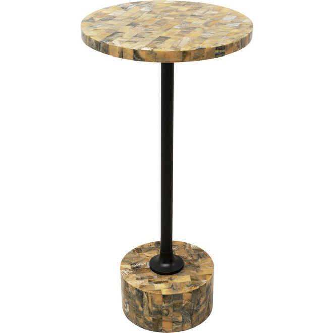 Bijzettafeltje Domero Mosaic Grey Ø25cm