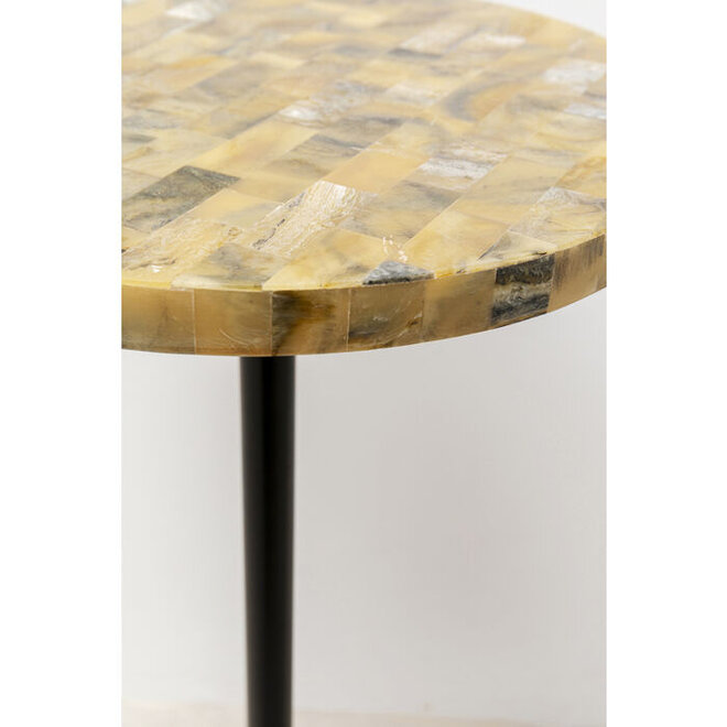 Bijzettafeltje Domero Mosaic Grey Ø25cm