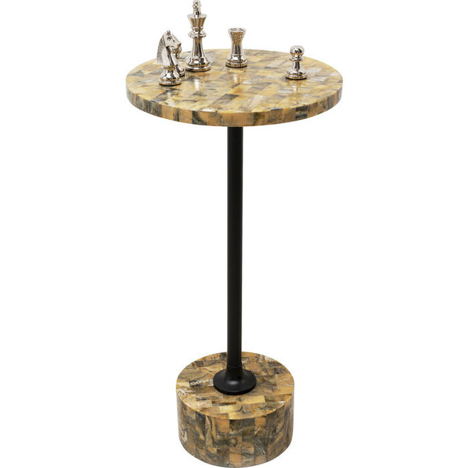 Bijzettafeltje Domero Mosaic Grey Ø25cm