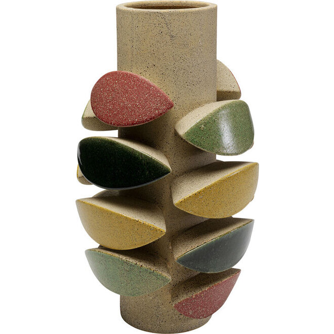 3D Vaas Foglie Colore, H40cm