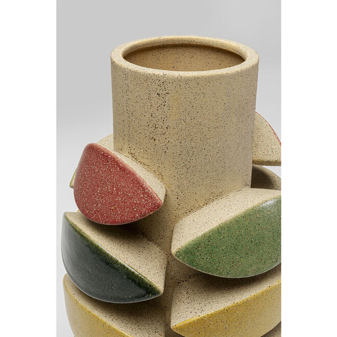 3D Vaas Foglie Colore, H40cm