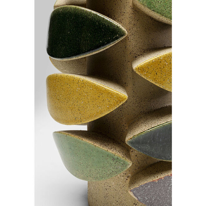 3D Vaas Foglie Colore, H40cm