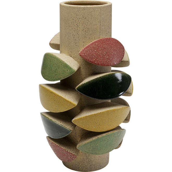 3D Vaas Foglie Colore, H40cm