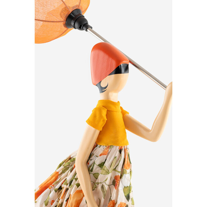 Tafellamp Paraplu dame Kali