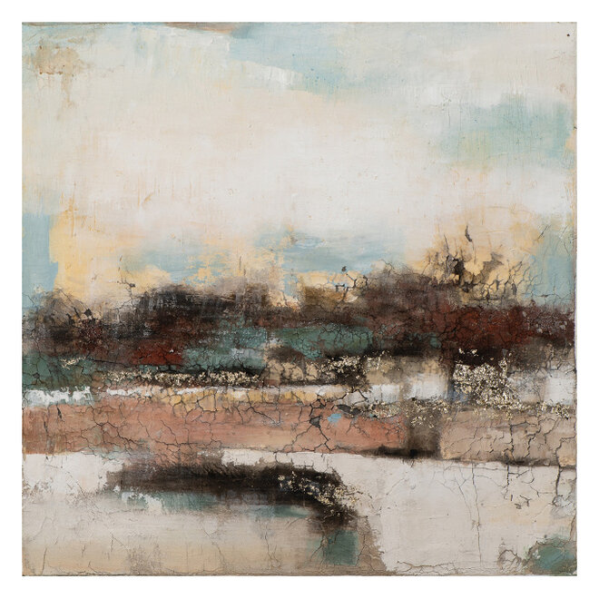 Canvas schilderij Abstract in Nature 100x100