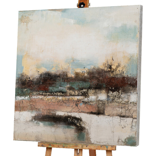 Canvas schilderij Abstract in Nature 100x100