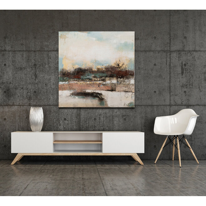 Canvas schilderij Abstract in Nature 100x100