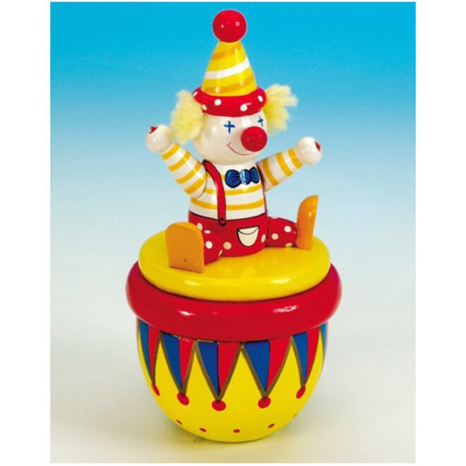 Houten Speeldoos Clown
