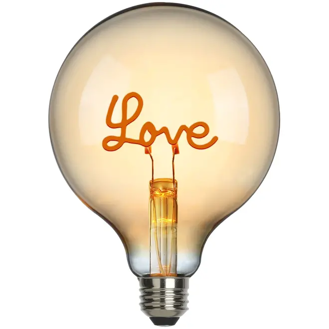 LED Filament lamp Love, E27  H17cm