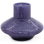Glass Art Vaas Dante Purple Bubbles H20