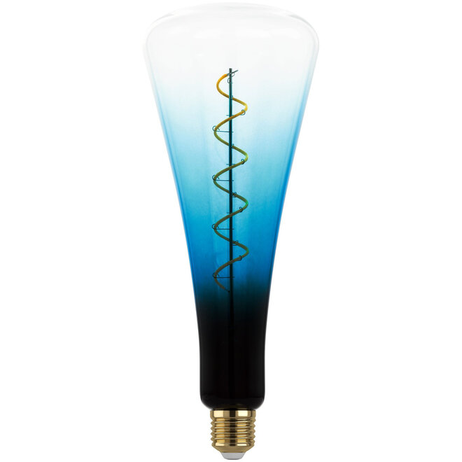 LED Filament lamp Blauw, E27  H28cm
