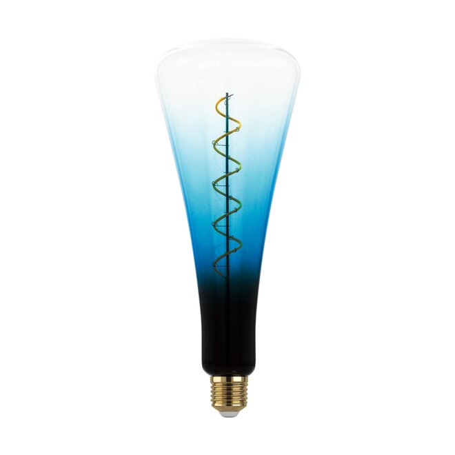 LED Filament lamp Blauw, E27  H28cm