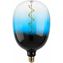 LED Filament lamp Blauw, E27  H29cm