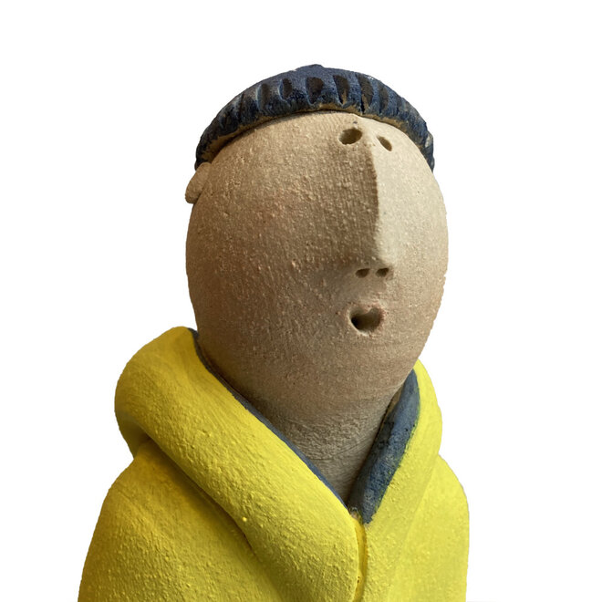 Knut met muts, Keramiek H47cm