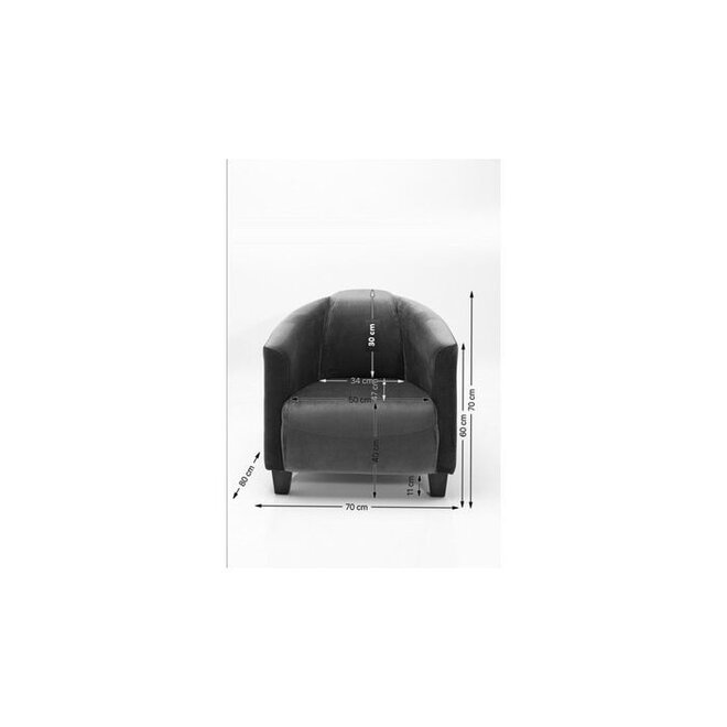 Fauteuil Cigar Lounge Rood