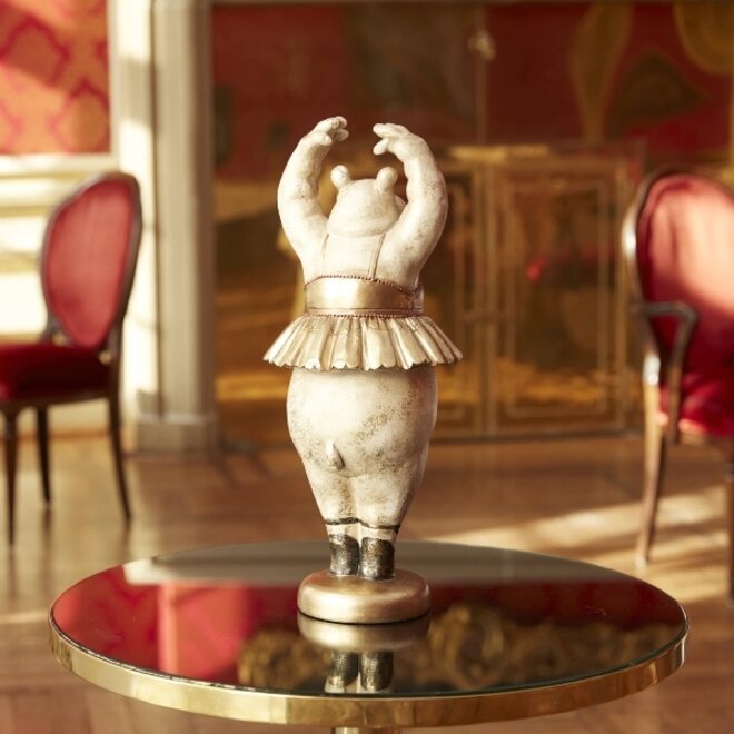 Decoratiefiguur Hippo Ballarina H46cm