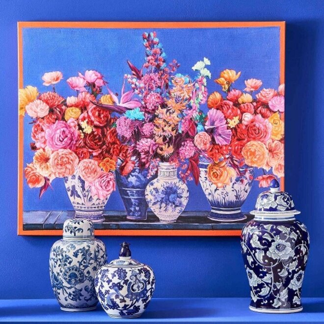 Canvas schilderij Dutch Flowers 80x100