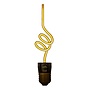 LED Filament Spiral, 3 settings E27, H18cm