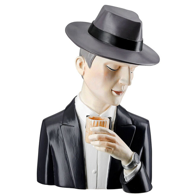 Gentleman met whiskyglas
