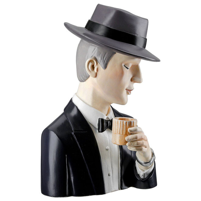 Gentleman met whiskyglas