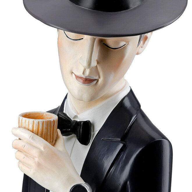 Gentleman met whiskyglas