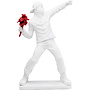 Decoratiefiguur Street Art Bouquet White H66cm