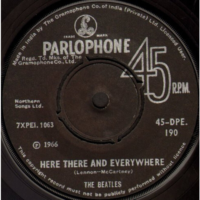 Muziekdoosje met melodie: Here, There and Everywhere (The Beatles)