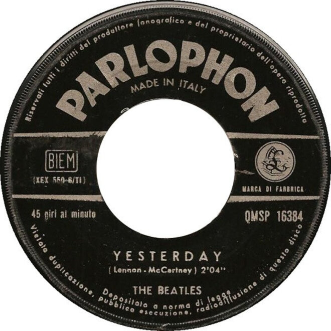 Muziekdoosje met melodie: Yesterday (The Beatles)