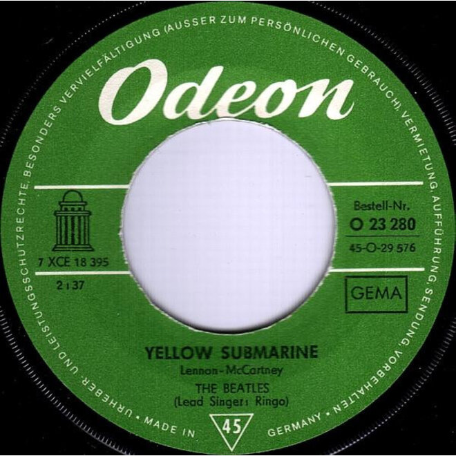 Muziekdoosje met melodie: Yellow Submarine (The Beatles)