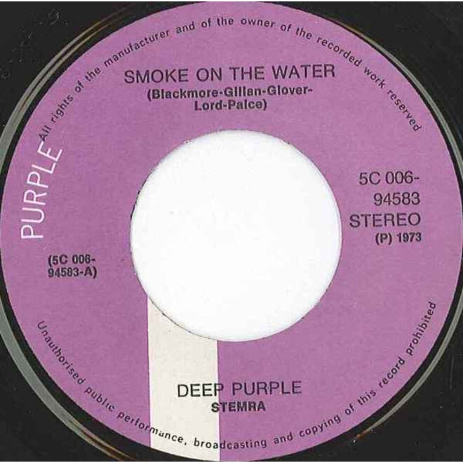 Muziekdoosje met melodie: Smoke on the Water (Deep Purple)