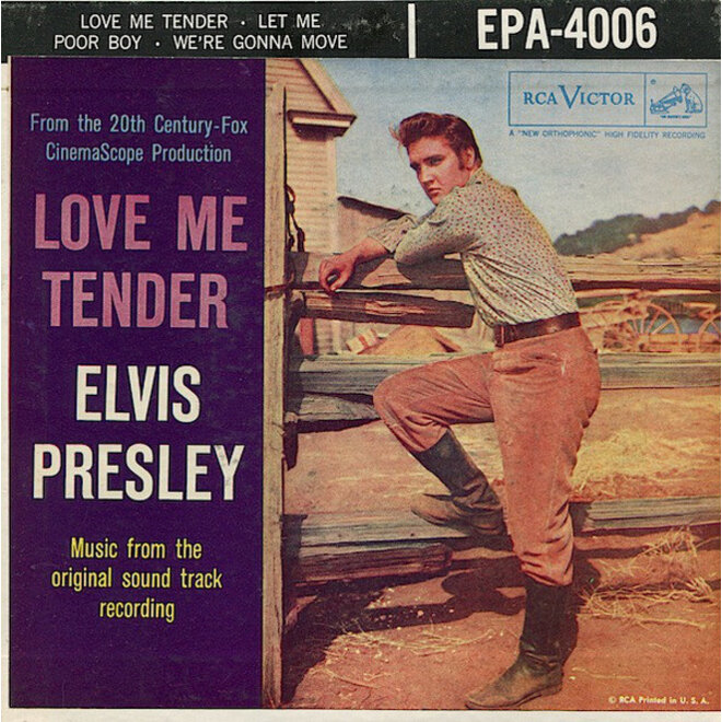 Muziekdoosje met melodie: Love Me Tender (Elvis Presley)