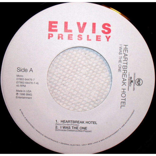 Muziekdoosje met melodie: Heartbreak Hotel (Elvis Presley)