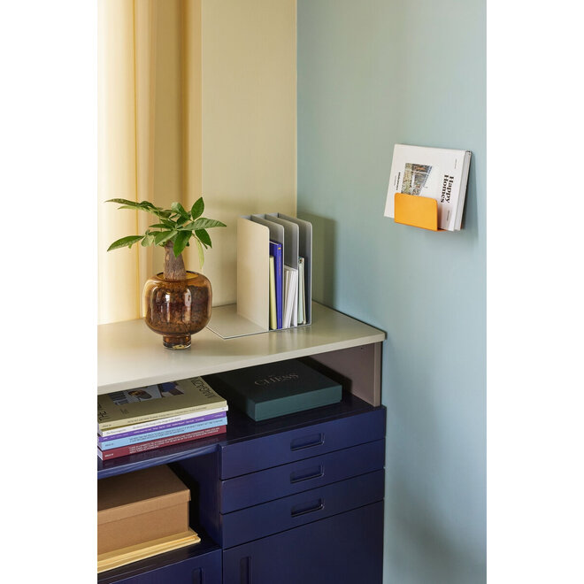 Studiekast Donker Blauw Grijs H109cm