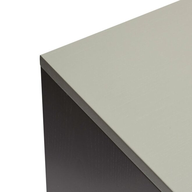 Studiekast Donker Blauw Grijs H109cm