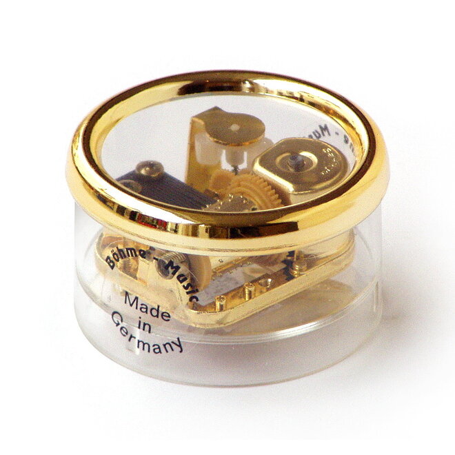 Muziekdoosje rond met melodie: Dat du min leevsten büst (Nederduits)