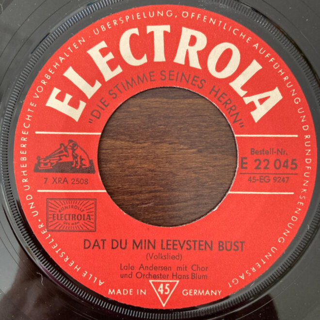 Muziekdoosje rond met melodie: Dat du min leevsten büst (dat je mijn liefste bent)