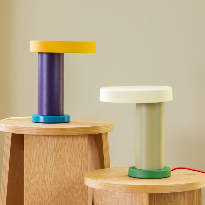 Tafellamp Magic Paars Geel