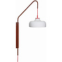 Wandlamp Current Rood Kastanjebruin