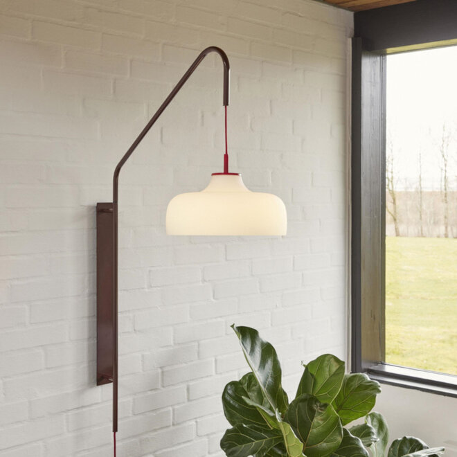 Wandlamp Current Rood Kastanjebruin