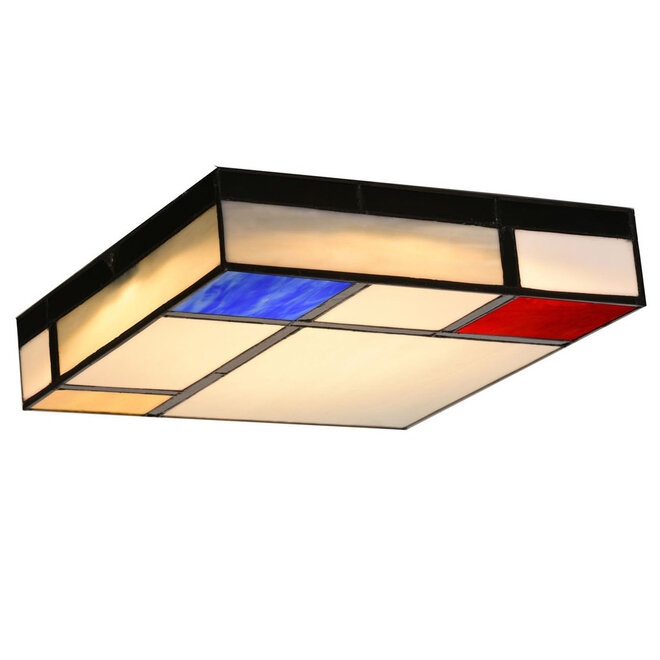 Tiffany LED Plafonnière Compositie Mondriaan
