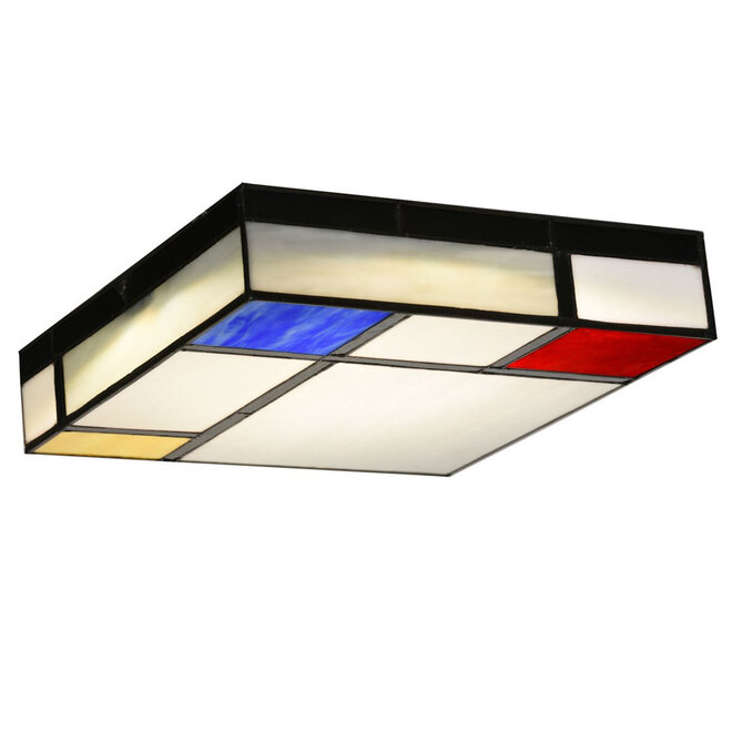 Tiffany LED Plafonnière Compositie Mondriaan