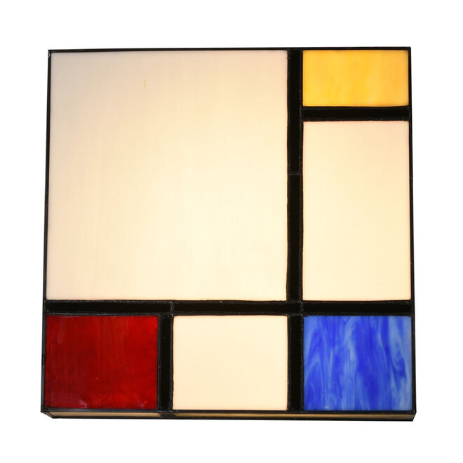 Tiffany LED Plafonnière Compositie Mondriaan