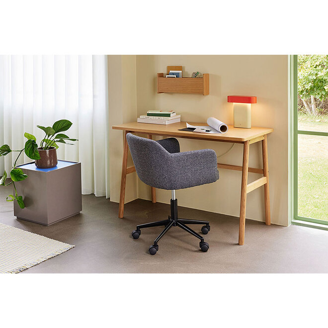 Bijzettafel en Opberg box Bruin Blauw H45cm